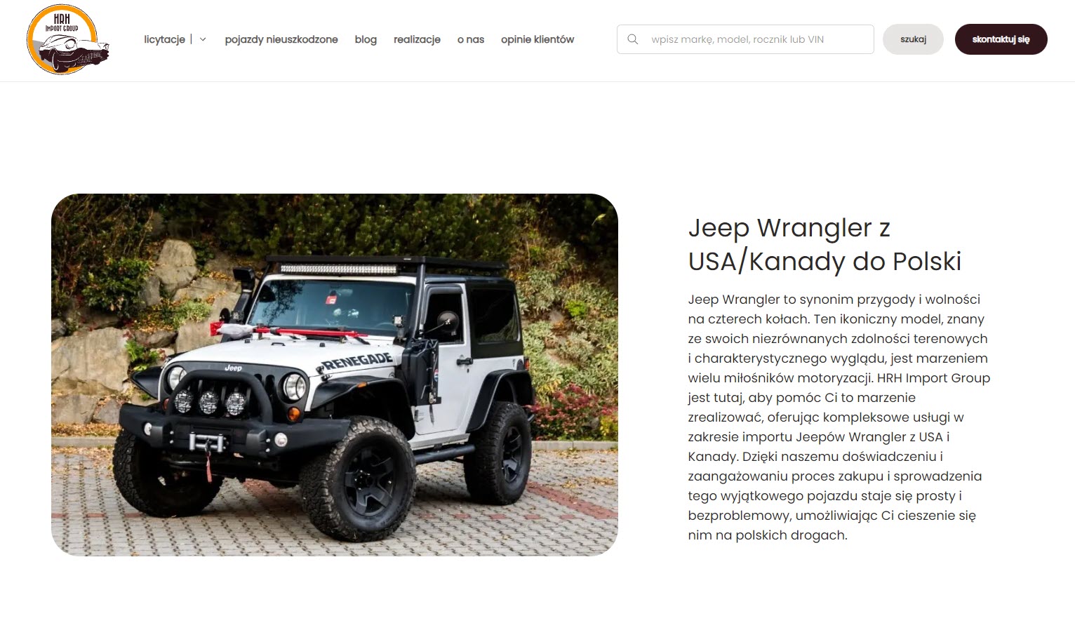 Jeep Wrangler z USA - co wyróżnia amerykańskie wersje na tle europejskich modeli?