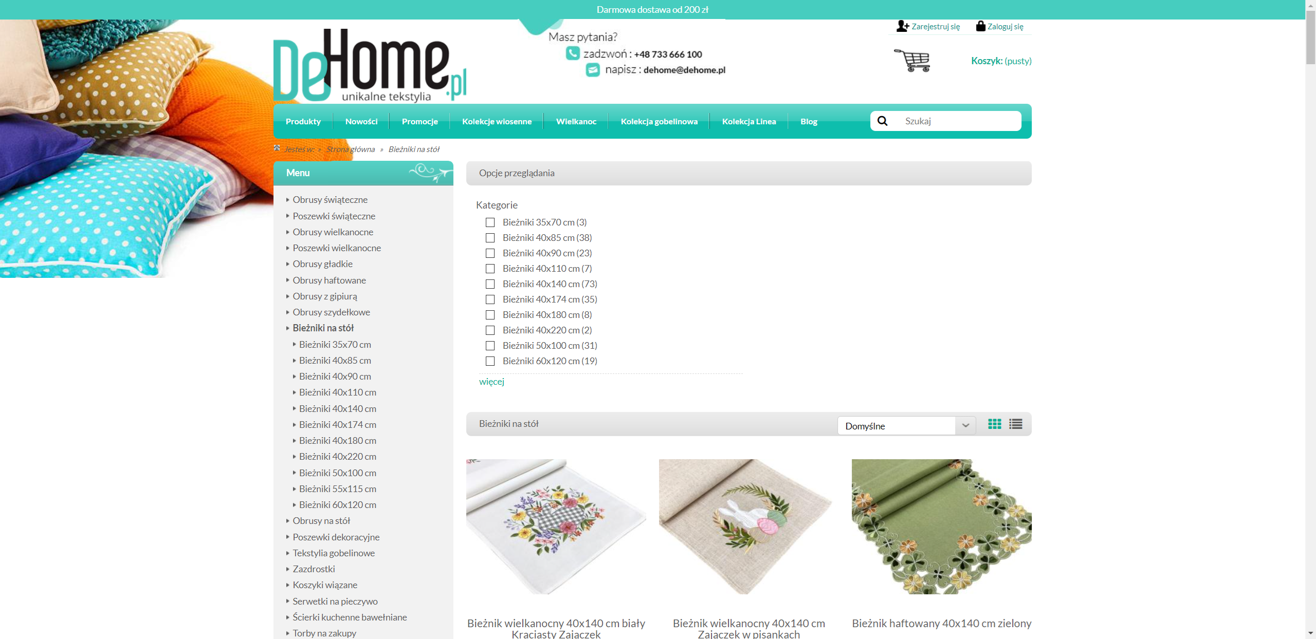 Bieżniki jako element dekoracyjny stołu - praktyczne i estetyczne rozwiązanie