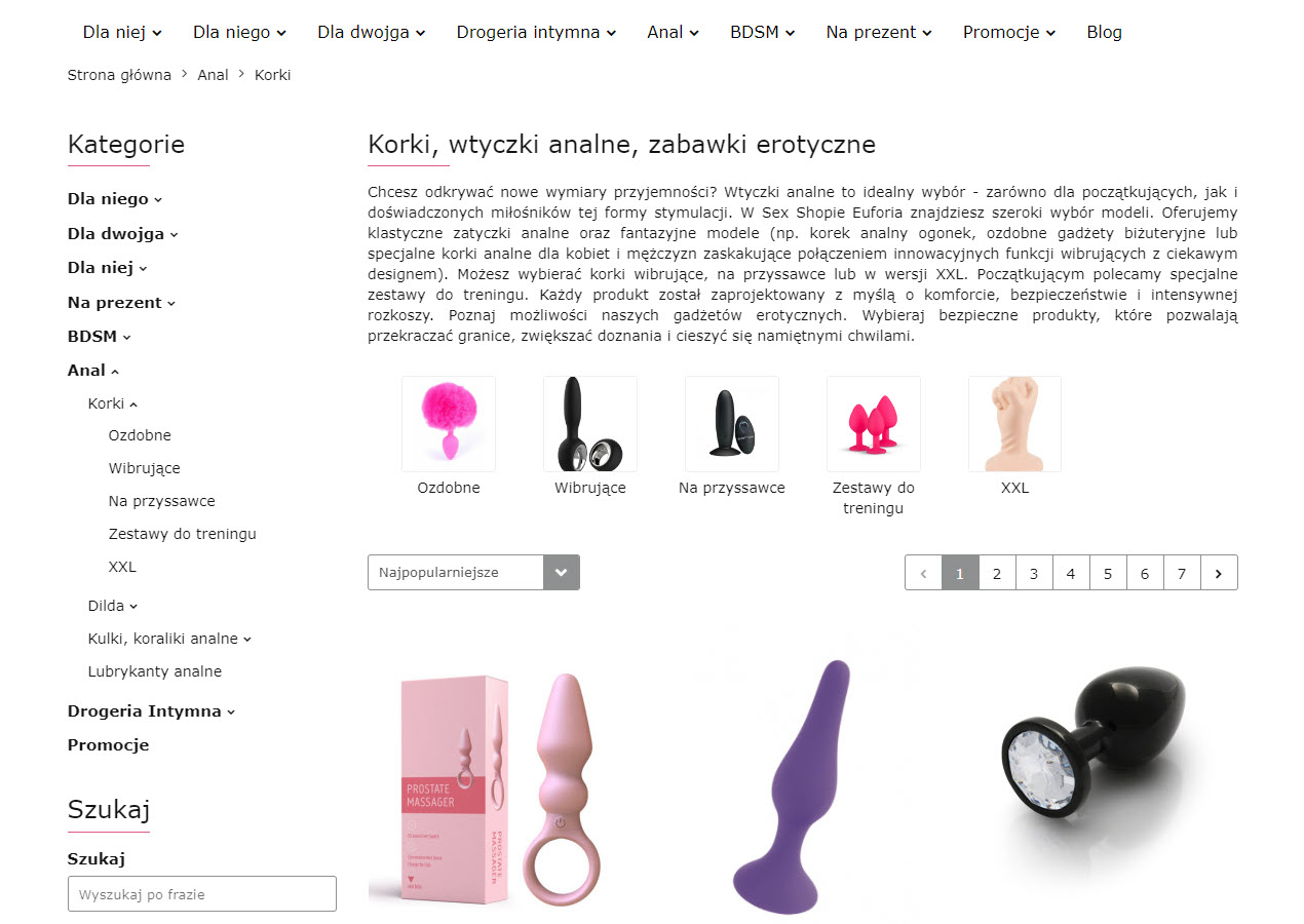 Czym są wtyczki analne i do jakiej kategorii akcesoriów intymnych należą?